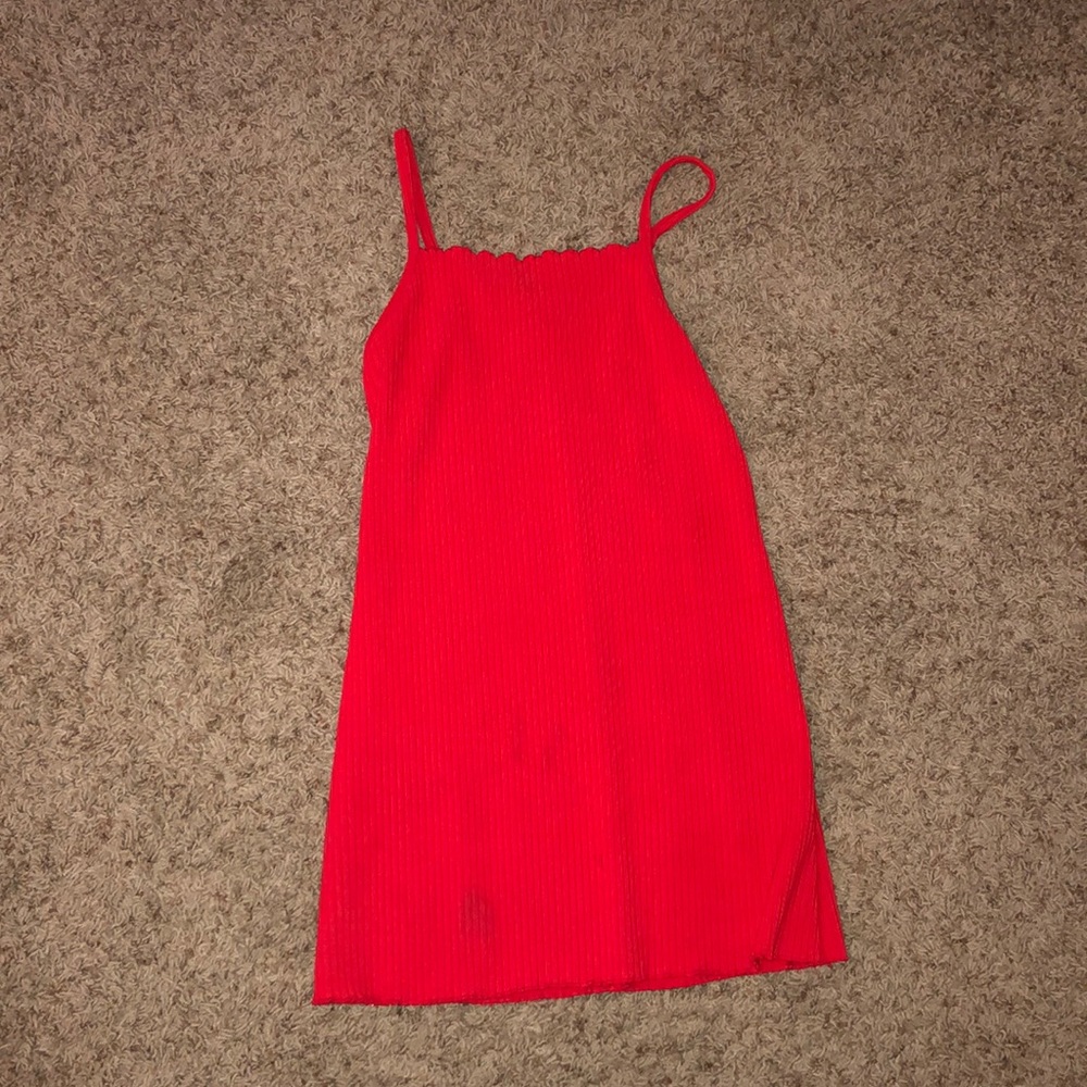 Red dress